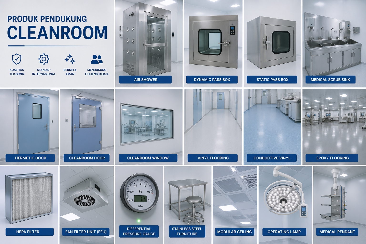 Produk Pendukung Cleanroom
