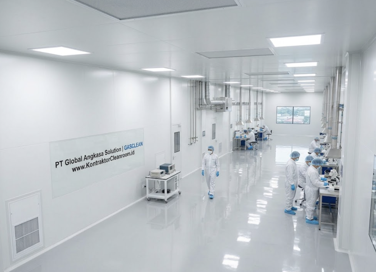 Pengadaan Ruang Bersih Steril Melalui Kontraktor Cleanroom Indonesia untuk Fasilitas Industri Modern
